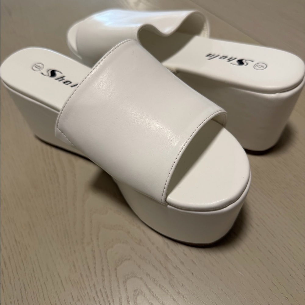 White Platform Sandals